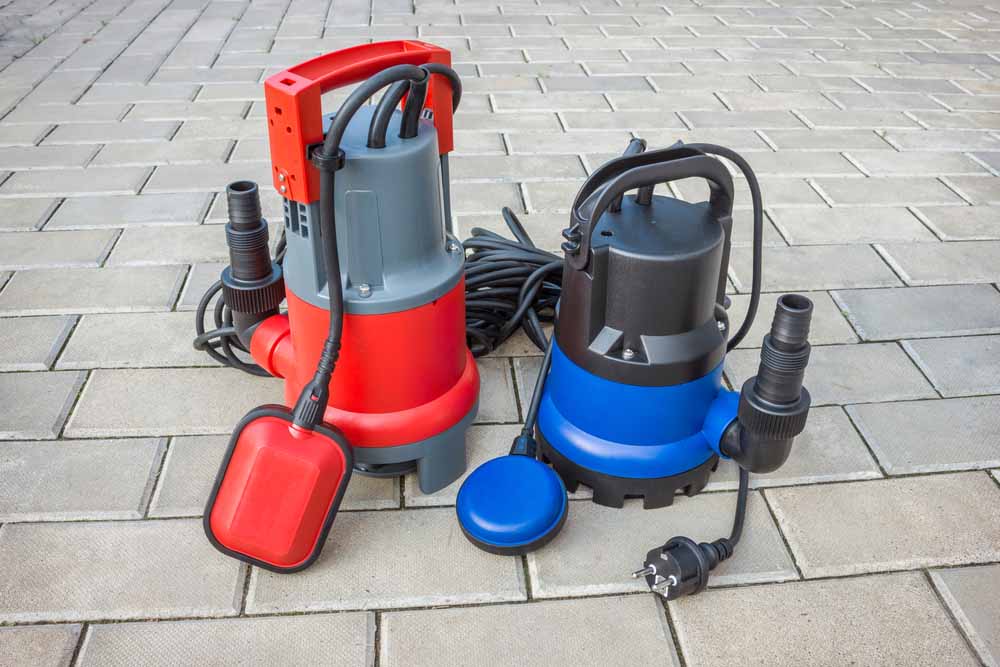 two sump pumps